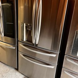 LG 4 Door Counter Depth Stainless Steel Refrigerator 