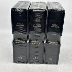 The Roman Breviary Baronius Press Complete 3 Vol Set Latin-English Sealed
