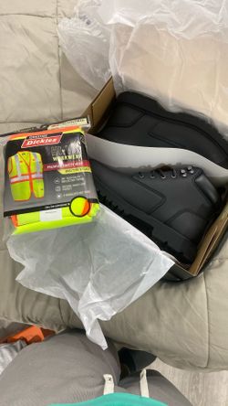 Steel Toe Boots & Safety Vest