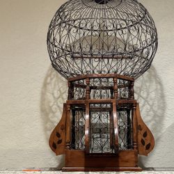 Vintage Onion Roofed Bird Cage