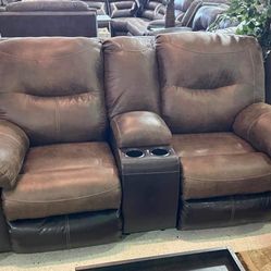 Brand New Living Room Reclining Sofa###Only $39 Down Payment with Financing 💥 No Needed Credit Check