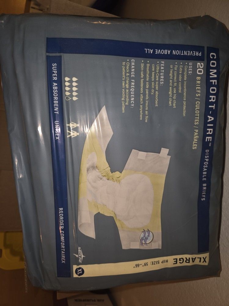 Comfort-Aire Disposable Briefs XL ( free)