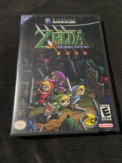 The Legend Of Zelda Four Swords Gamecube Complete