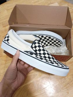 Vans Classic Slip-On Checkerboard Shoe | Size 10 Men
