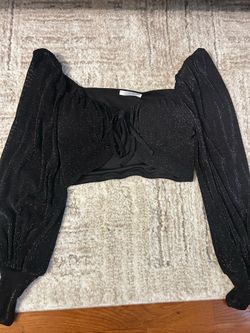 Black Sparkly Top