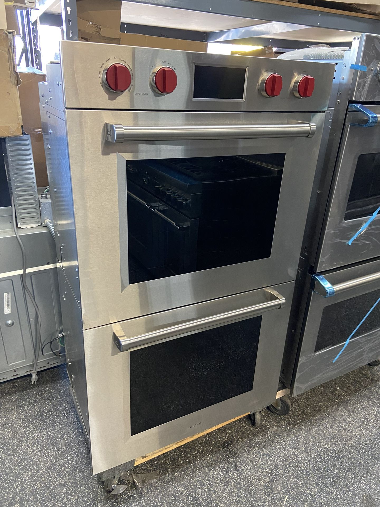 Stainless Steel Wolf M Series 30” Double Oven Electric