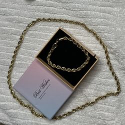 Jewelry Rope Chain Set 