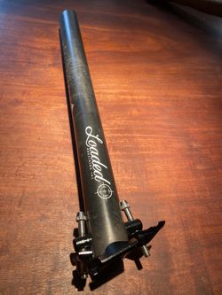 Carbón seat post - Loaded