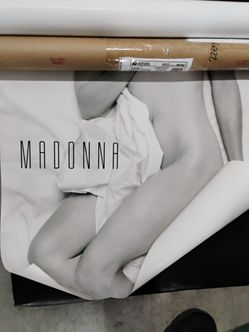 Rare Vintage Madonna Smoking In Bed Poster New Unused