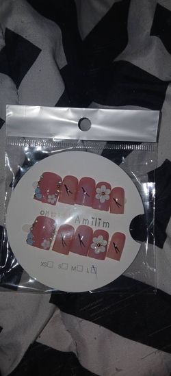 Amilim Press-On Nails Set Size L