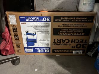 US General 30" 4-Drawer Tech Cart