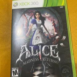 Alice XBox 360 Game
