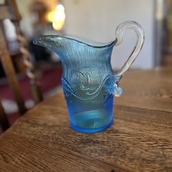 Metropolitan Museum of Art MMA Bellflower Pitcher Peacock Blue Limited Edition