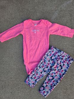 Carter's Baby Girl 2-Piece Bodysuit and Leggings Set
