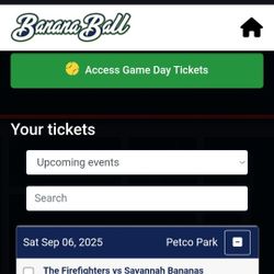 Savannah Banana Baseball Game At Petco Park Sept 6