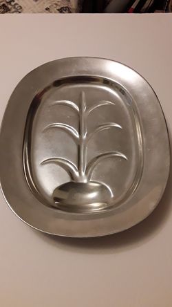 Vintage Wilton Mount Joy, PA Armetale Pewter Serving Platter