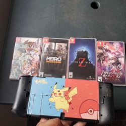 Has super Mario Bros Games installed. Nintendo switch Noo 2018 V1 this is 2020 V2 256GB $220! Or $320! With extra 4 sealed games. Trade are welcome