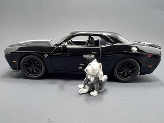 Jada 1/24 Big Time Muscle 2015 Dodge Challenger SRT Hellcat  (Black/Silver)