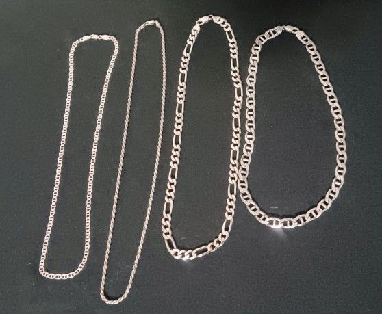 Sterling Silver Necklaces 925 READ