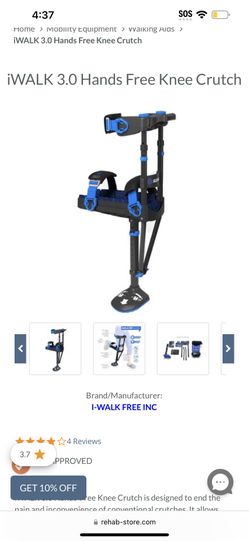 iwalk  3.0 knee Crutch 