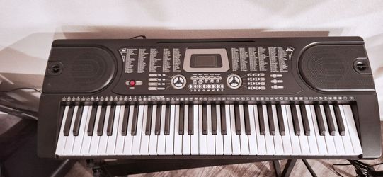 Electronic Keyboard with Adjustable Stand
