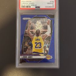 2024 Prizm Lebron James Blue Fast Break /150