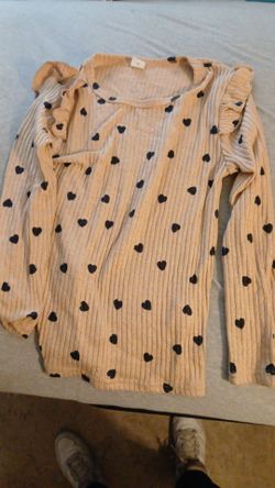 Long sleeve heart shirt