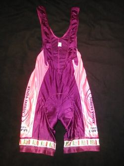 Bib Cycling Shorts Womens Large L VINTAGE Road Bike shorts Fausto Coppi Italian made in Italy
