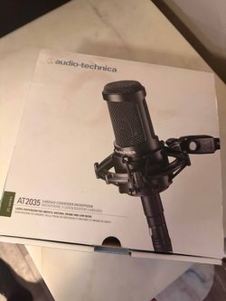 Audio-Technica AT2035 Cardioid Condenser Microphone NEW IN BOX