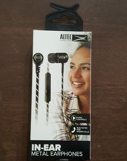 Altec Lansing in-ear metal Wired with MIC headset earbuds black