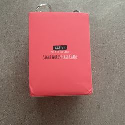 Sight Word Flash Card Set Like New 