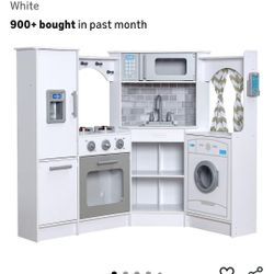 KidKraft Ultimate Corner Play Kitchen Set with Lights and Sounds