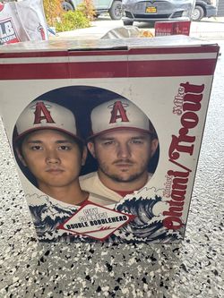 New Ohtani Trout Bobblehead