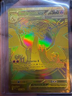 Mega Charizard X Ex Gold