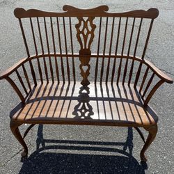 Solid Oak High back Chair 