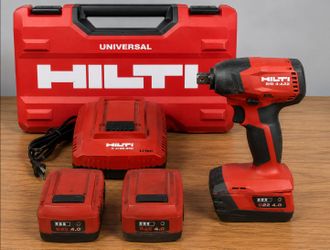 Hilti SID 4-A22 Impact Driver Kit w/ 2 Batteries + Charger