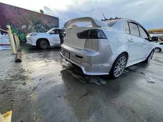 OEM Mitsubishi Lancer Back Bumper With Diffuser