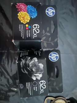 HP ink cartridge 62 xl have color and black both for 60 regular price $70 each