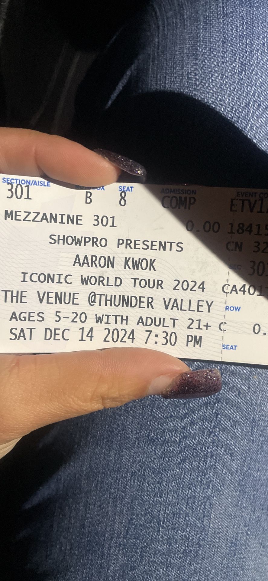 Aaron Kwok Tickets
