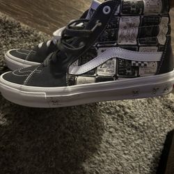 Vans x Daniel Johnson Skate Sk8-Hi Grey & White 