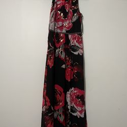 Flowered Dress/black