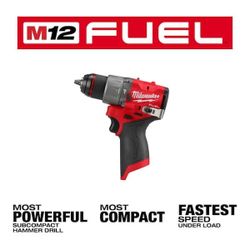 🆕 Milwaukee 3404-20 M12 FUEL – Brand New Hammer Drill 🔨