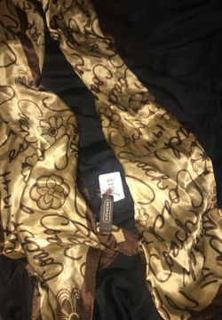 Coach silk scarf