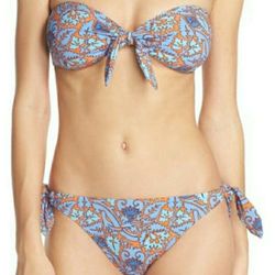 Tory Burch- Sabina Bikini Top/Bottom, Size SMALL-LIKE NEW CONDITION