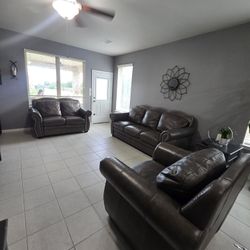 3pcs Set Sofa USED