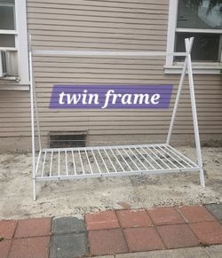 Twin bed metal frame good price