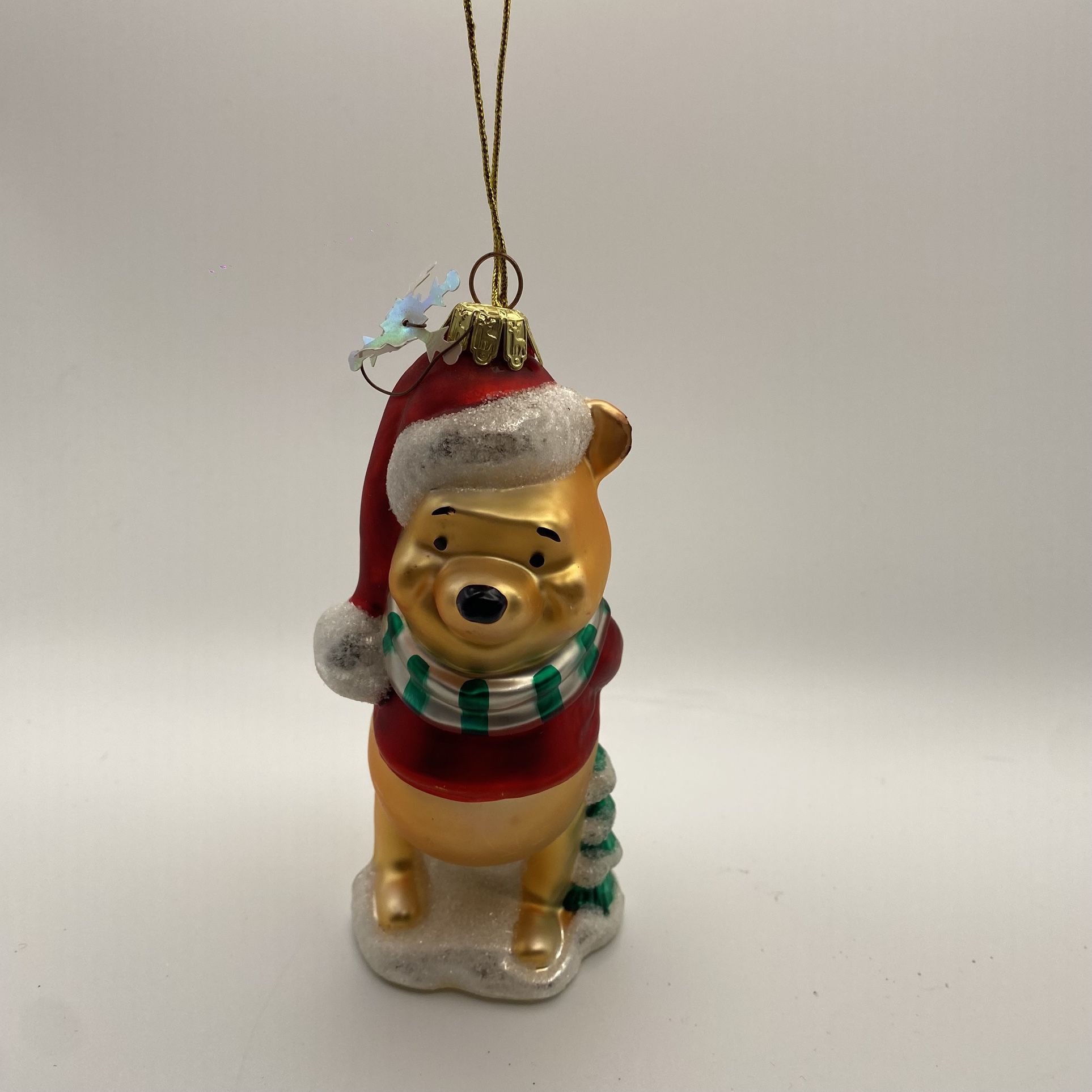 Winnie The Pooh Glass Ornament