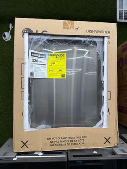 Brand new LG 24 in. Top Control Smart Built-in Dishwasher in Black Stainless Steel with FlushFit Design and 1-Hour Wash and Dry