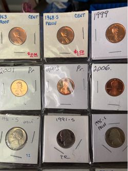 PROOF & DCAM COINS