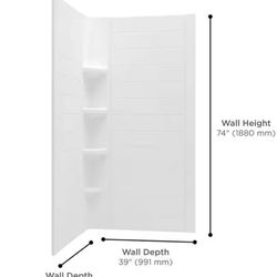 Shower Wall 38in W x72in H American Standard 